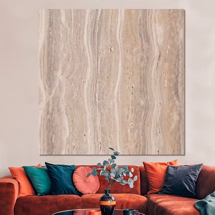 Forex - Steen - Patroon - Textuur - Natuurlijk - Beige — 3