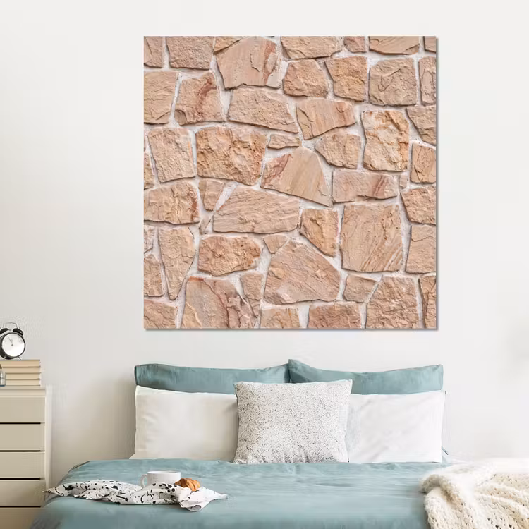 Forex - Muur - Steen - Patroon - Rustiek - Beige — 2
