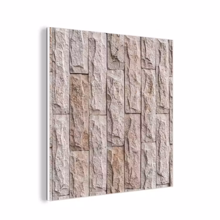 Forex - Muur - Steen - Ruw - Beige - Textuur — 1