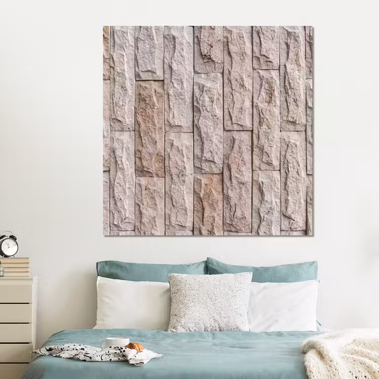 Forex - Muur - Steen - Ruw - Beige - Textuur — 2