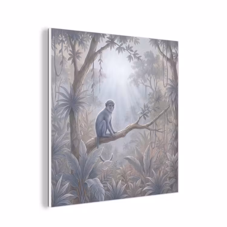 Forex - Aap - Boom - Jungle - Natuur - Grijs — 1