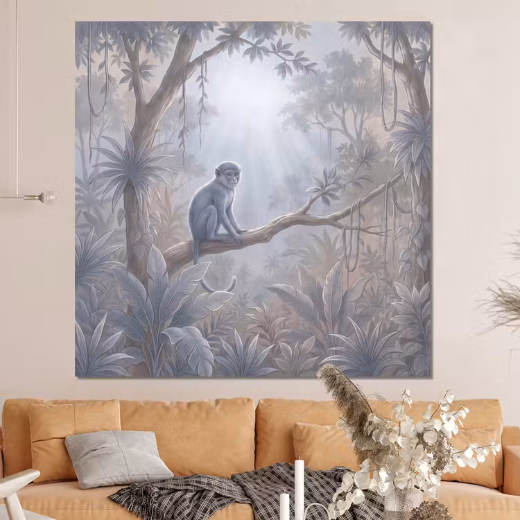 Forex - Aap - Boom - Jungle - Natuur - Grijs — 4
