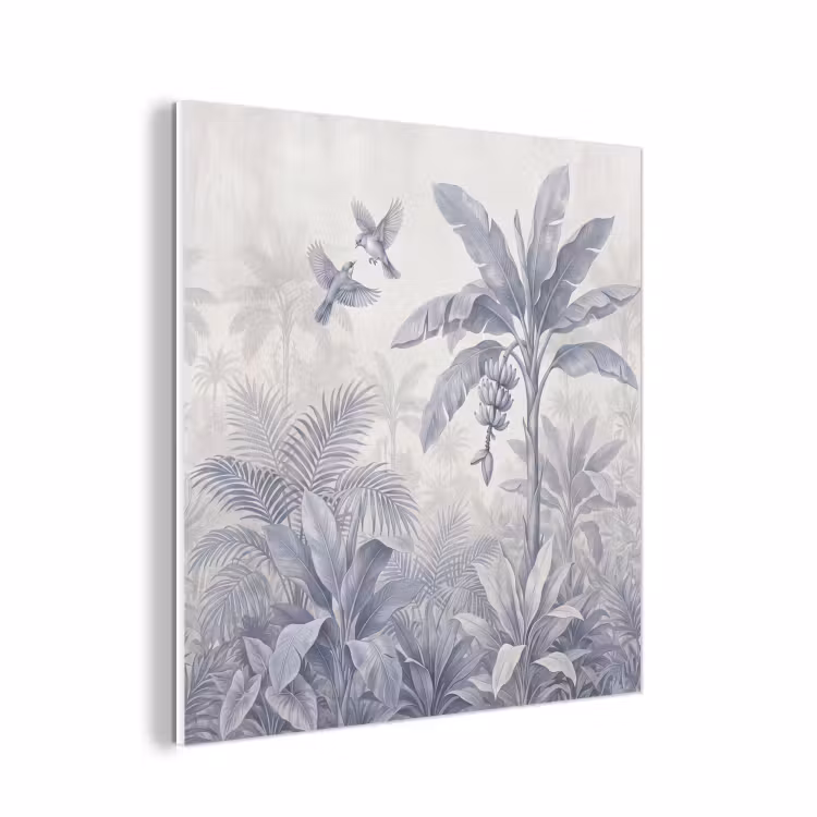 Forex - Natuur - Vogel - Jungle - Illustratie - Blauw — 1