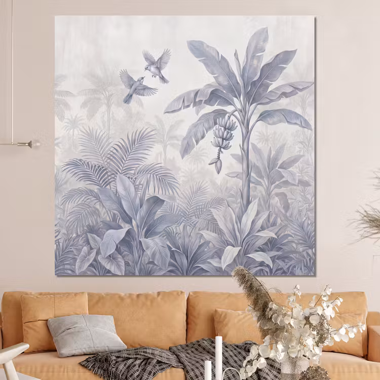 Forex - Natuur - Vogel - Jungle - Illustratie - Blauw — 4