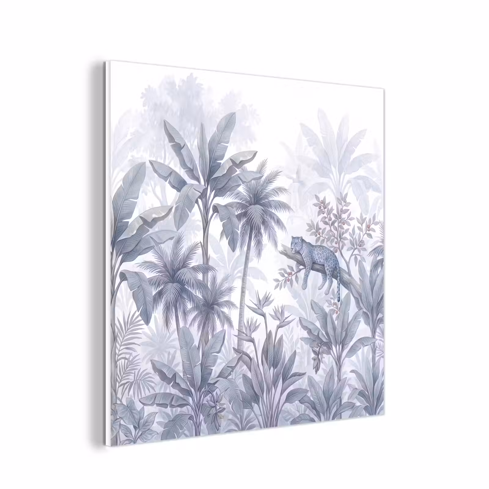 Forex - Kat - Tropisch bos - Modern - Grijs — 1