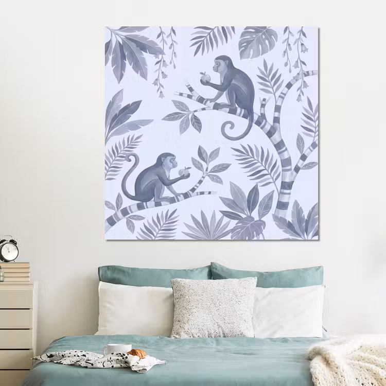 Forex - Aap - Boom - Bladeren - Jungle - Illustratie — 2