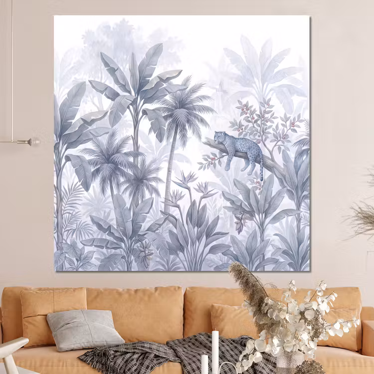 Forex - Kat - Tropisch bos - Modern - Grijs — 4