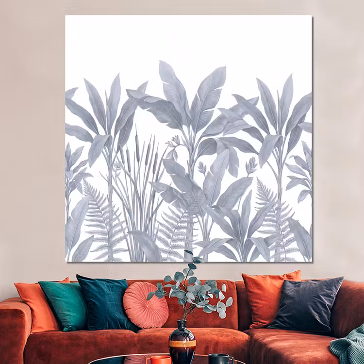 Forex - Planten - Bladeren - Natuur - Grijs — 3