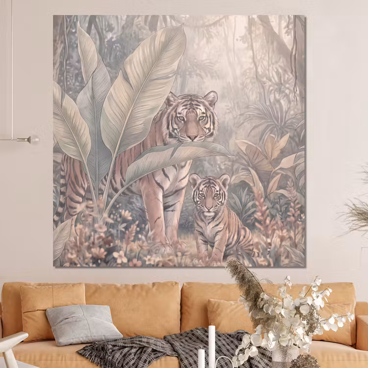 Forex - Tijger - Welp - Jungle - Illustratie - Dieren — 4