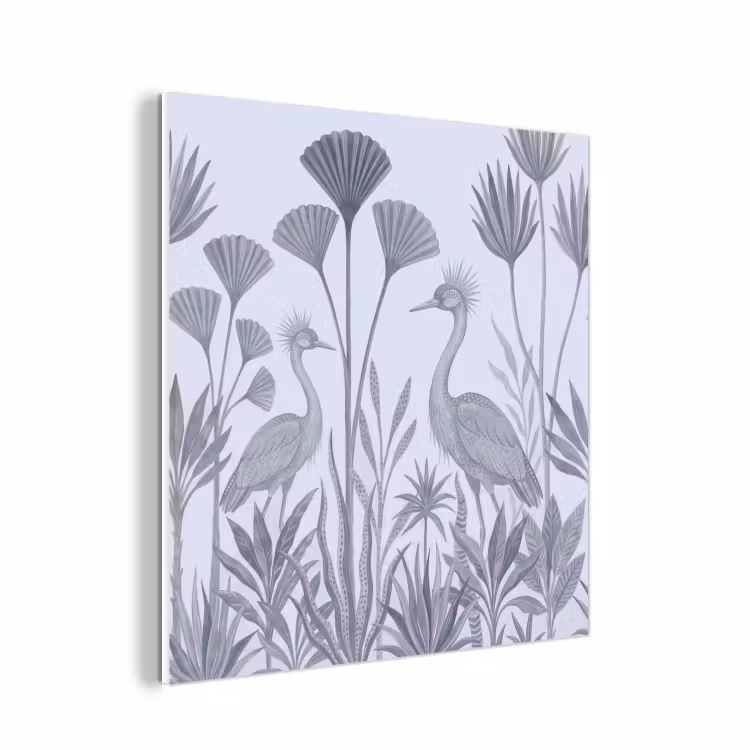 Forex - Vogel - Tropisch - Illustratie - Blauwgrijs - Natuur — 1