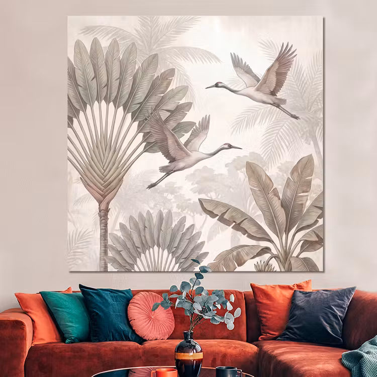 Forex - Vogel - Tropisch - Jungle - Natuur - Beige — 3