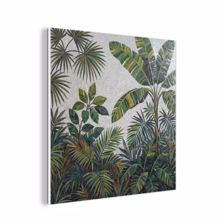 Forex - Planten - Tropisch - Mozaïek - Groen - Natuur — 1