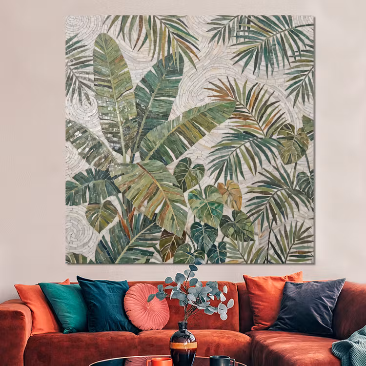 Forex - Planten - Tropisch - Mozaïek - Natuur - Groen — 3