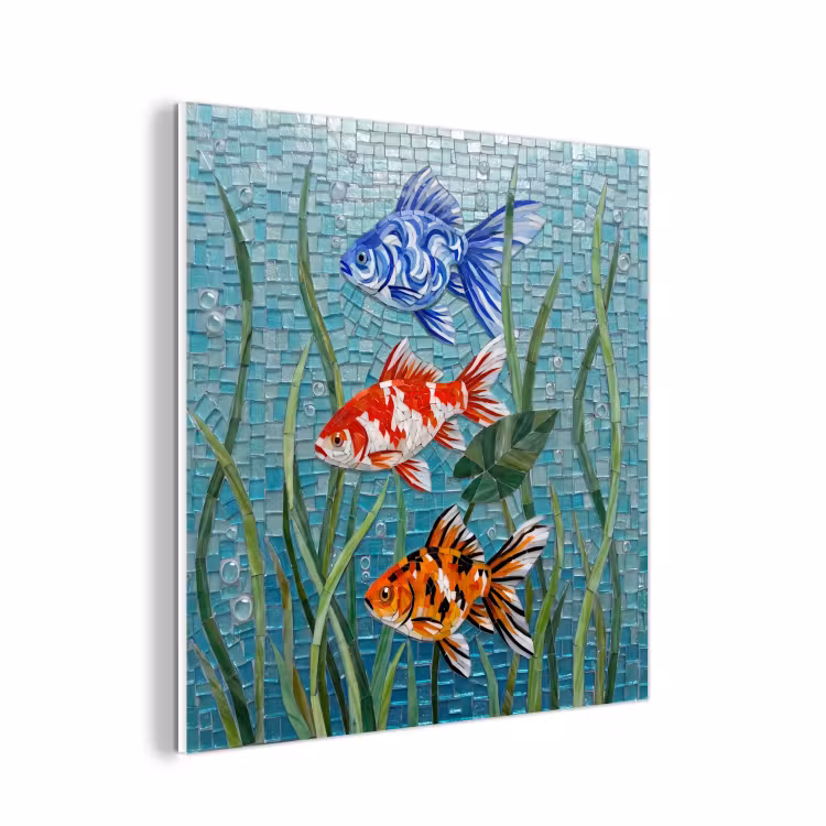 Forex - Vis - Mozaïek - Onderwater - Kleurrijk - Dieren — 1