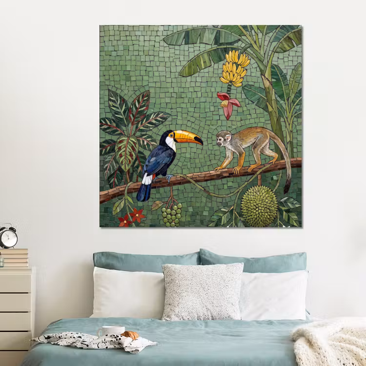 Forex - Vogel - Dier - Jungle - Mozaïek - Natuur — 2