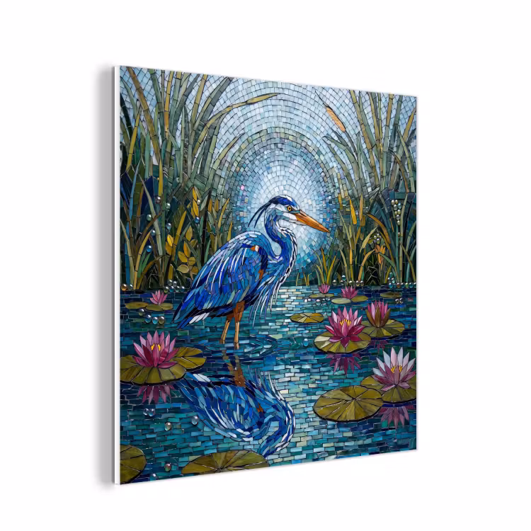 Forex - Vogel - Water - Natuur - Abstract - Blauw — 1