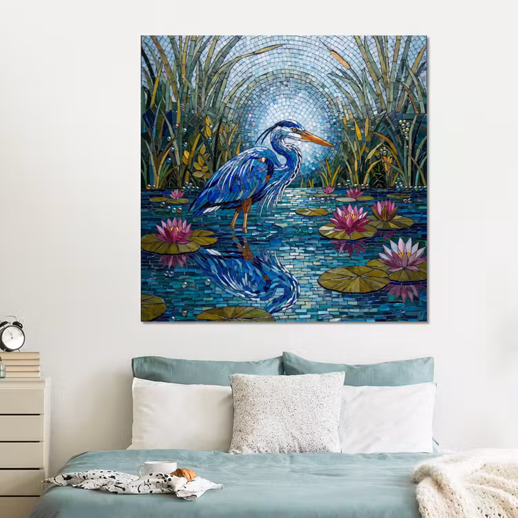 Forex - Vogel - Water - Natuur - Abstract - Blauw — 2