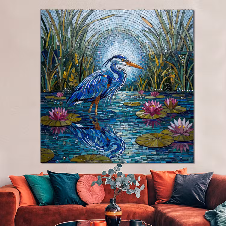 Forex - Vogel - Water - Natuur - Abstract - Blauw — 3
