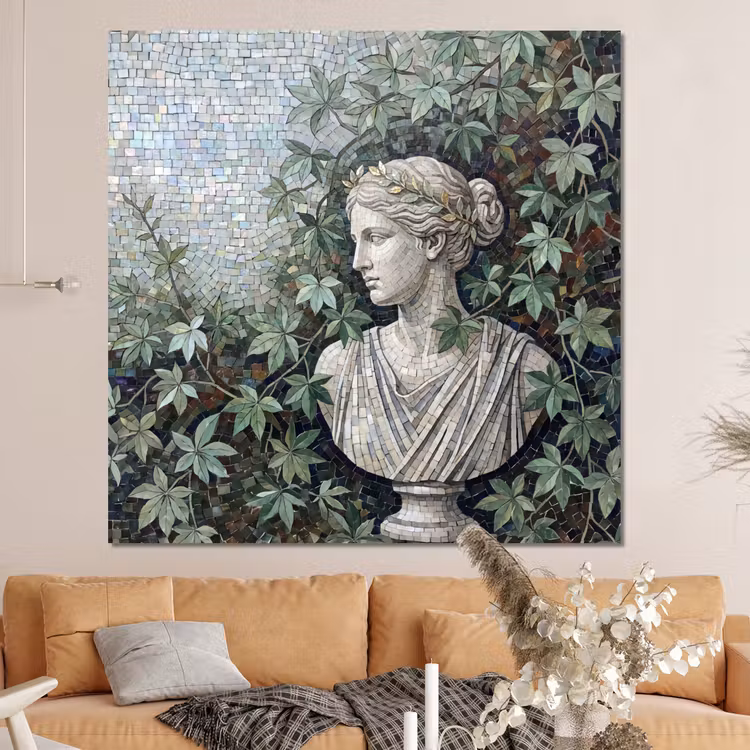 Forex - Vrouw - Klassiek - Mozaiëk - Natuur - Groen — 4