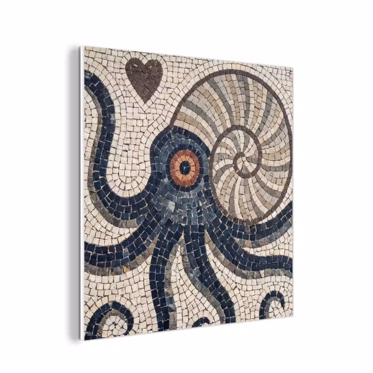 Forex - Zeeleven - Mozaïek - Kunst - Vintage - Beige — 1