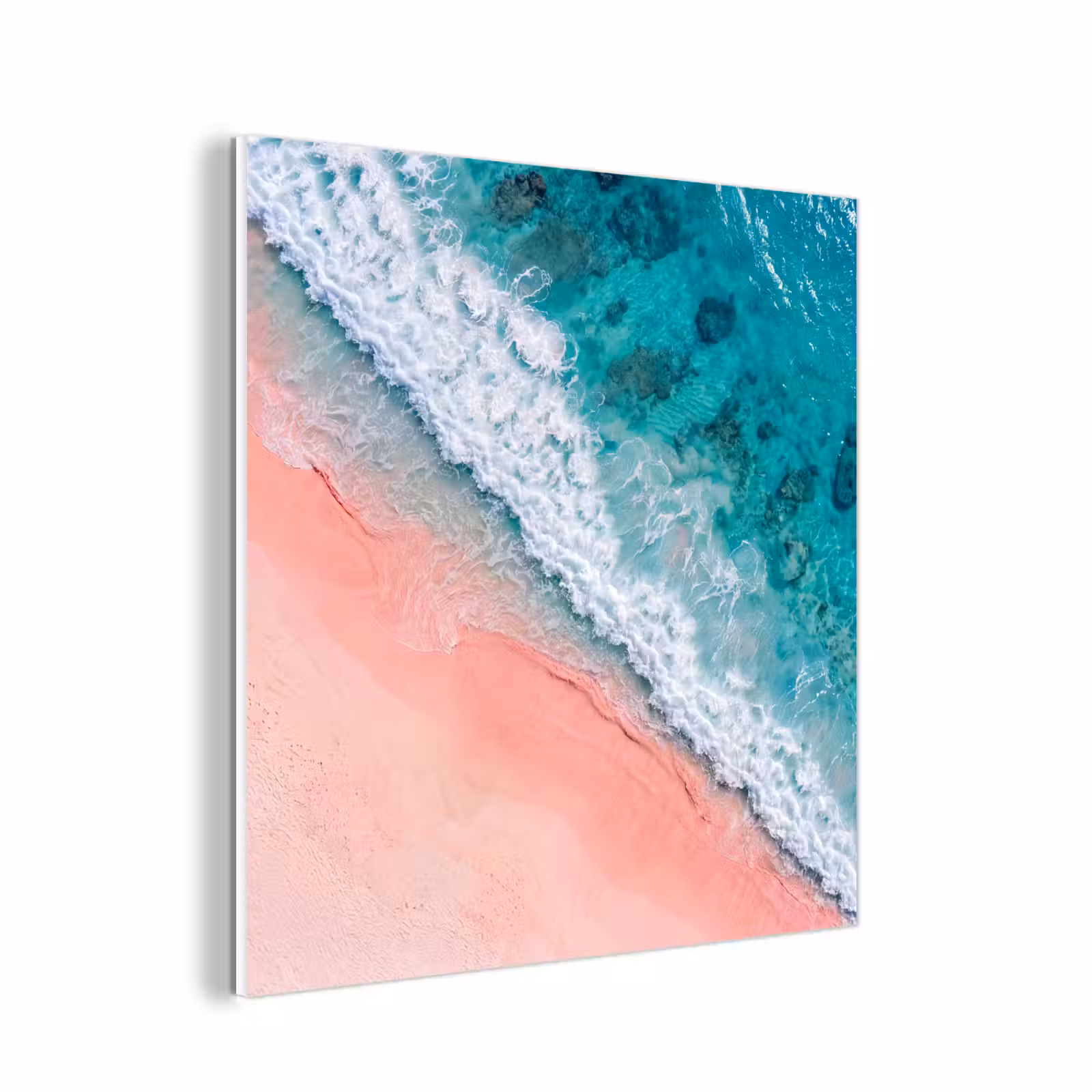 Forex - Strand - Oceaan - Golven - Roze Zand - Natuur — 1