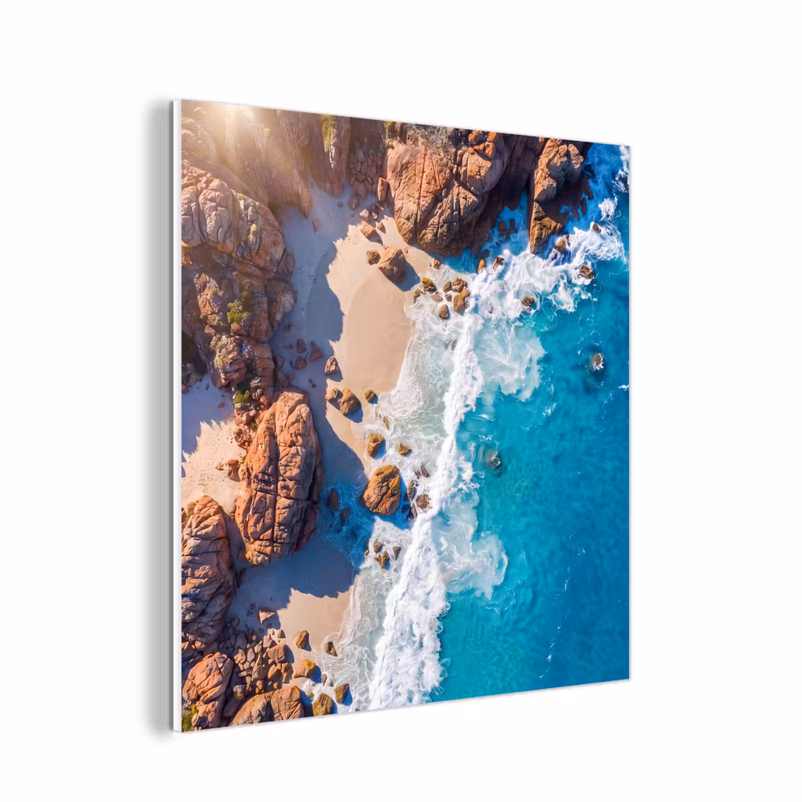 Forex - Strand - Zee - Rotsen - Natuur - Blauw — 1