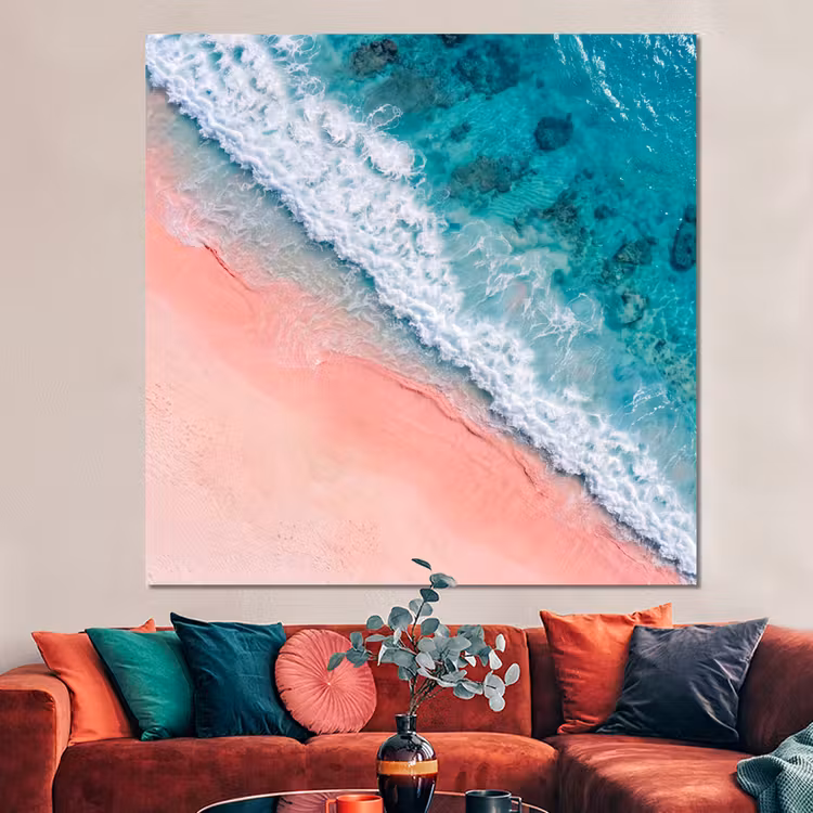 Forex - Strand - Oceaan - Golven - Roze Zand - Natuur — 3