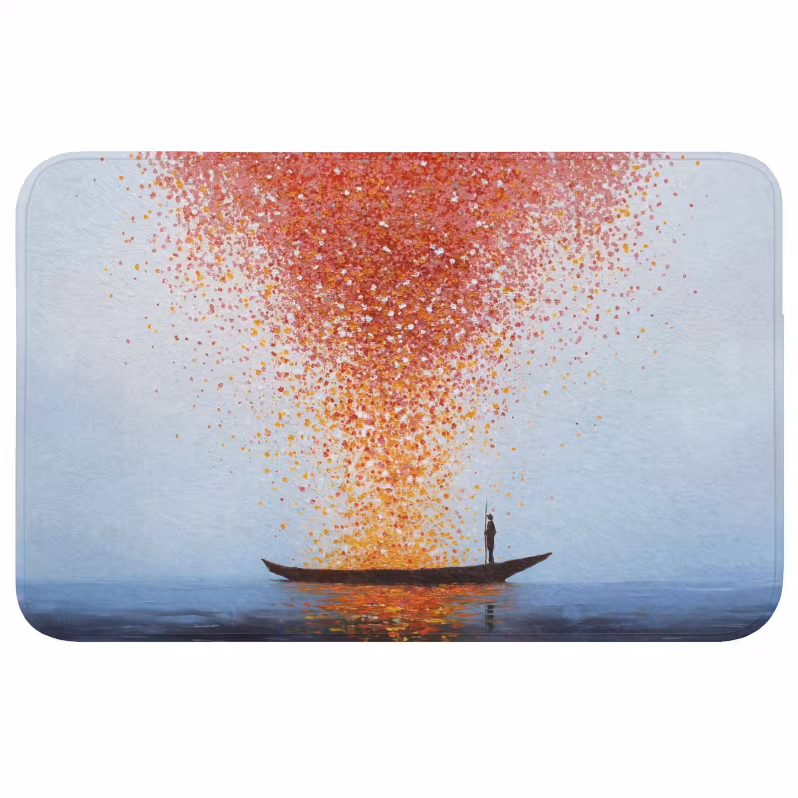 Badmat - Wolk - Confetti - Boot - Wateroppervlakte — 1