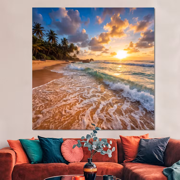 Forex - Strand - Zonsondergang - Golven - Natuur - Goud — 3