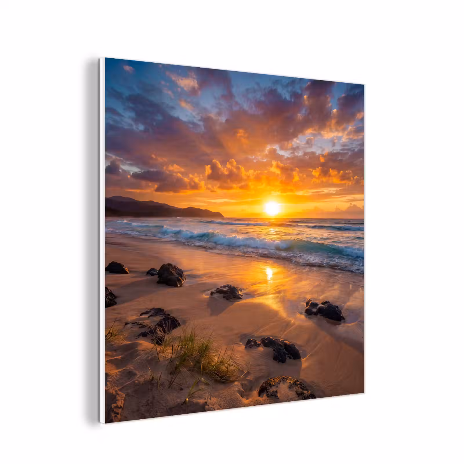 Forex - Strand - Zonsondergang - Golven - Natuur - Oranje — 1