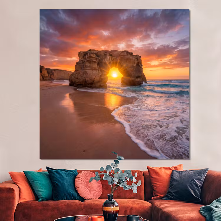 Forex - Kust - Rots - Zonsondergang - Zee - Natuur — 3