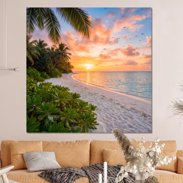 Forex - Strand - Zonsondergang - Palmbomen - Tropisch - Natuur — 4