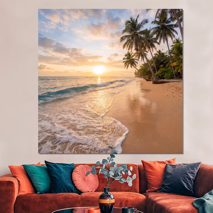 Forex - Strand - Zonsondergang - Tropisch - Natuur - Goud — 3