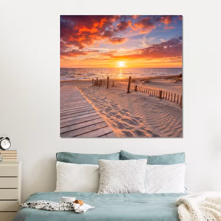 Forex - Strand - Zonsondergang - Zee - Natuur - Oranje — 2