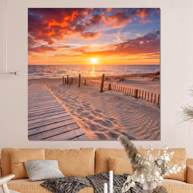 Forex - Strand - Zonsondergang - Zee - Natuur - Oranje — 4