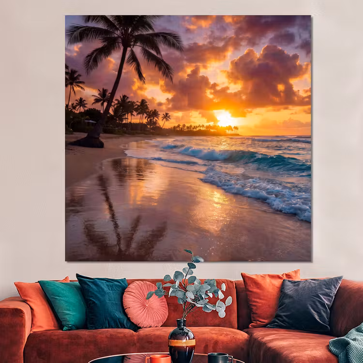 Forex - Strand - Zonsopgang - Tropisch - Natuur - Oranje — 3