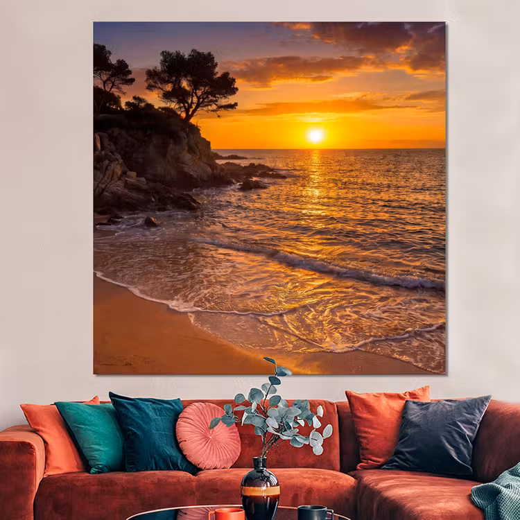 Forex - Zee - Kust - Zonsondergang - Natuur - Oranje — 3