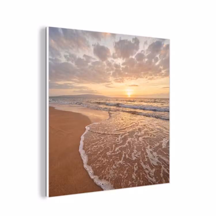 Forex - Zee - Kustlijn - Wolken - Landschap - Oranje — 1