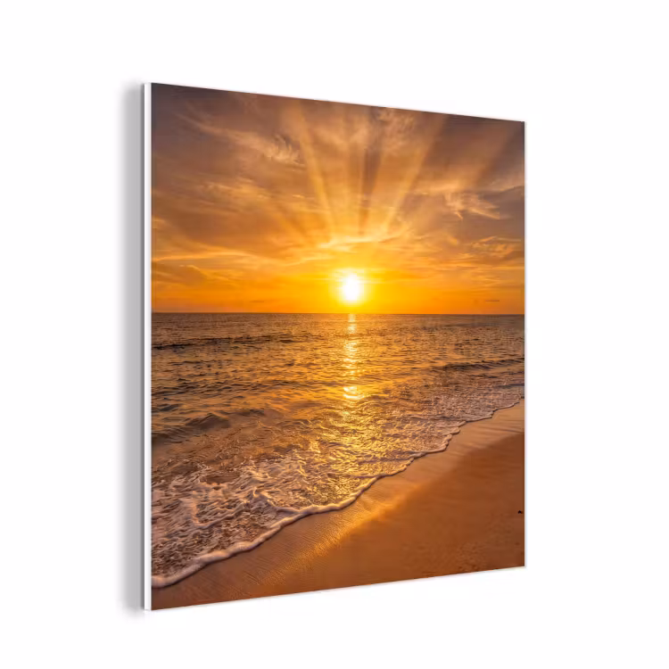 Forex - Zee - Zonsondergang - Golven - Kust - Oranje — 1