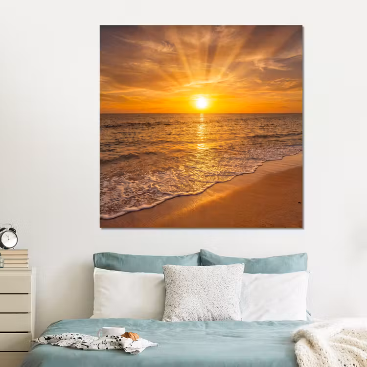 Forex - Zee - Zonsondergang - Golven - Kust - Oranje — 2