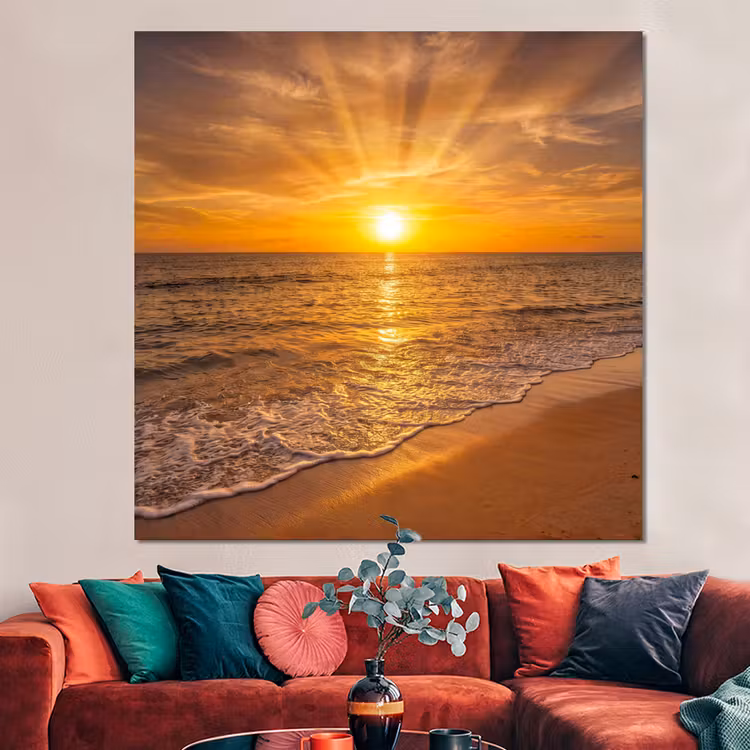 Forex - Zee - Zonsondergang - Golven - Kust - Oranje — 3