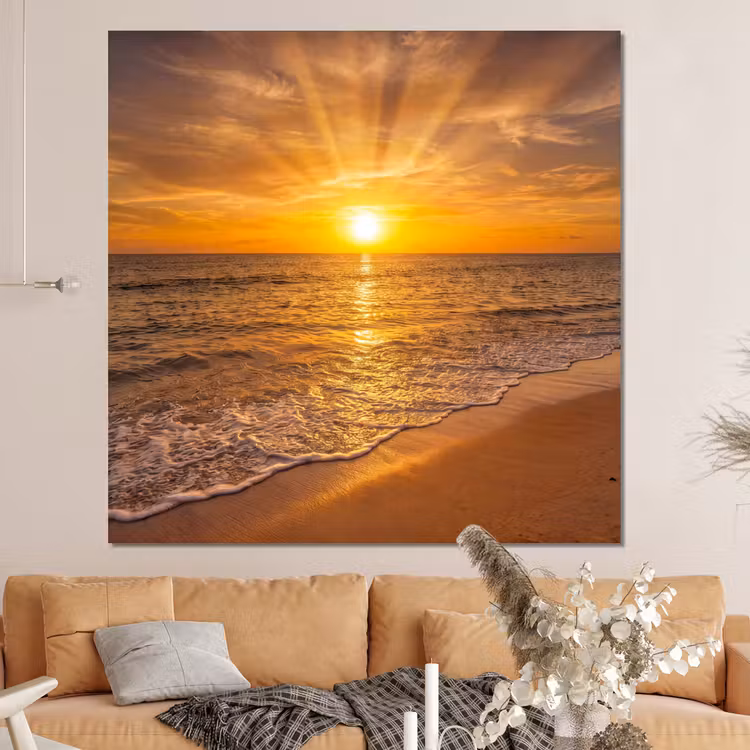 Forex - Zee - Zonsondergang - Golven - Kust - Oranje — 4