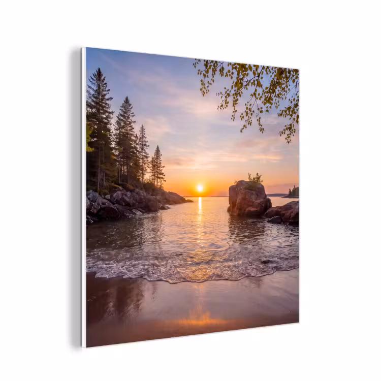 Forex - Zonsondergang - Kust - Water - Natuur - Oranje — 1