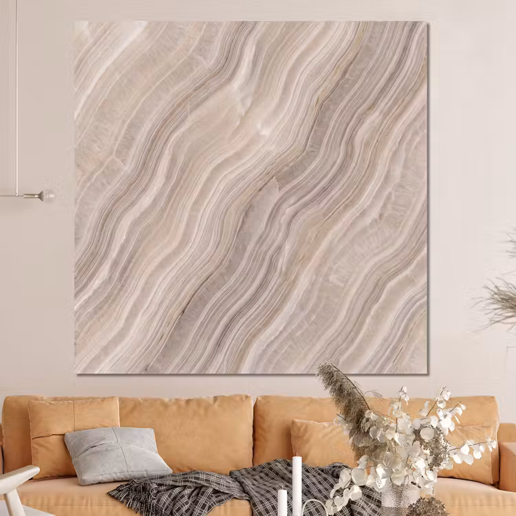 Forex - Textuur - Golvend - Abstract - Modern - Beige — 4