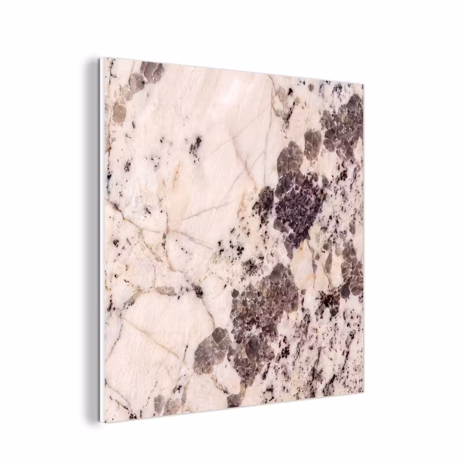 Forex - Natuursteen - Patroon - Abstract - Beige - Grijs — 1