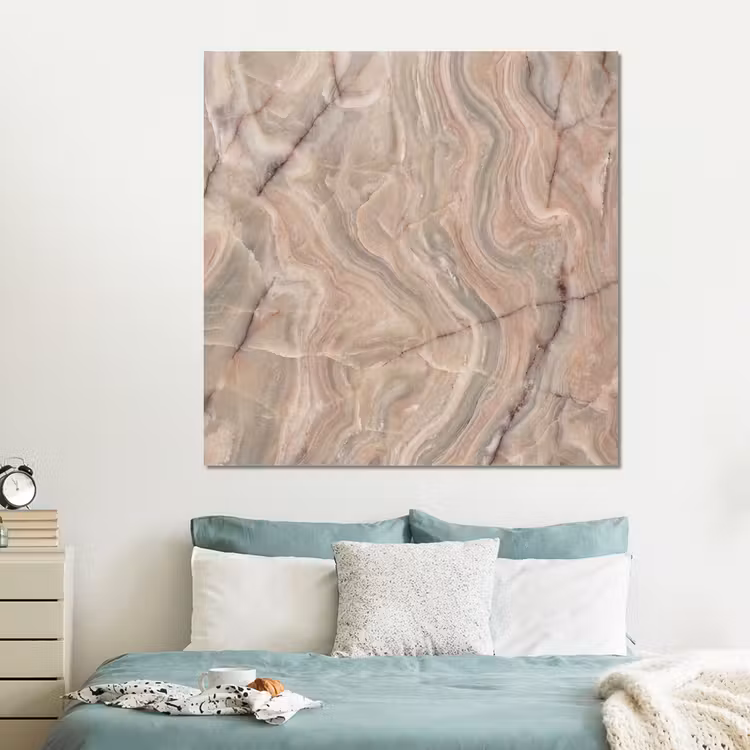 Forex - Marmer - Patroon - Abstract - Beige - Groen — 2