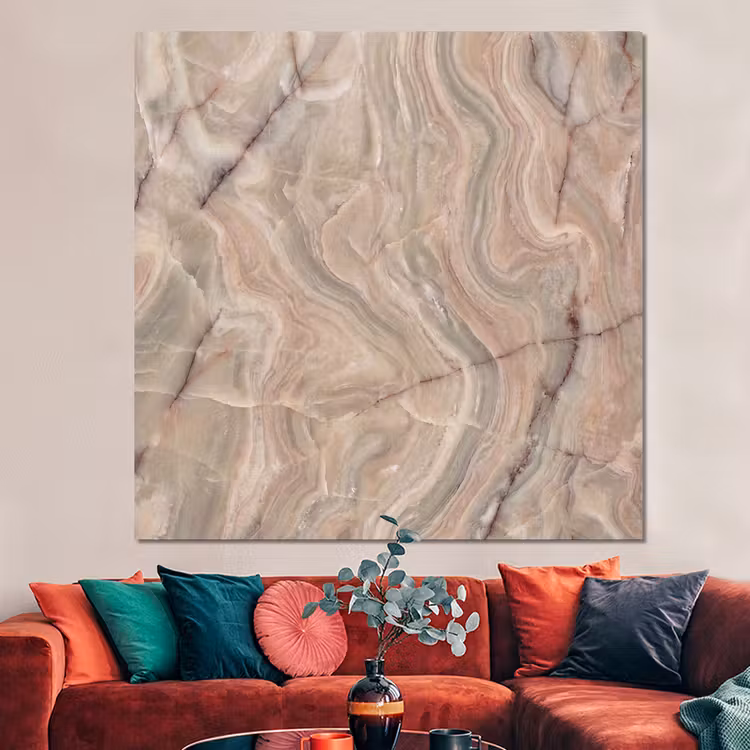 Forex - Marmer - Patroon - Abstract - Beige - Groen — 3