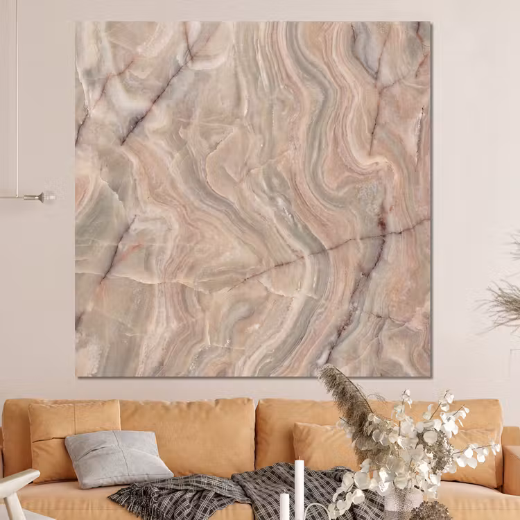 Forex - Marmer - Patroon - Abstract - Beige - Groen — 4