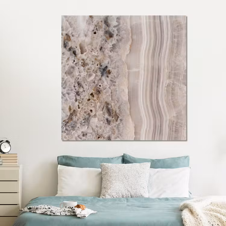 Forex - Steen - Textuur - Abstract - Beige - Wit — 2