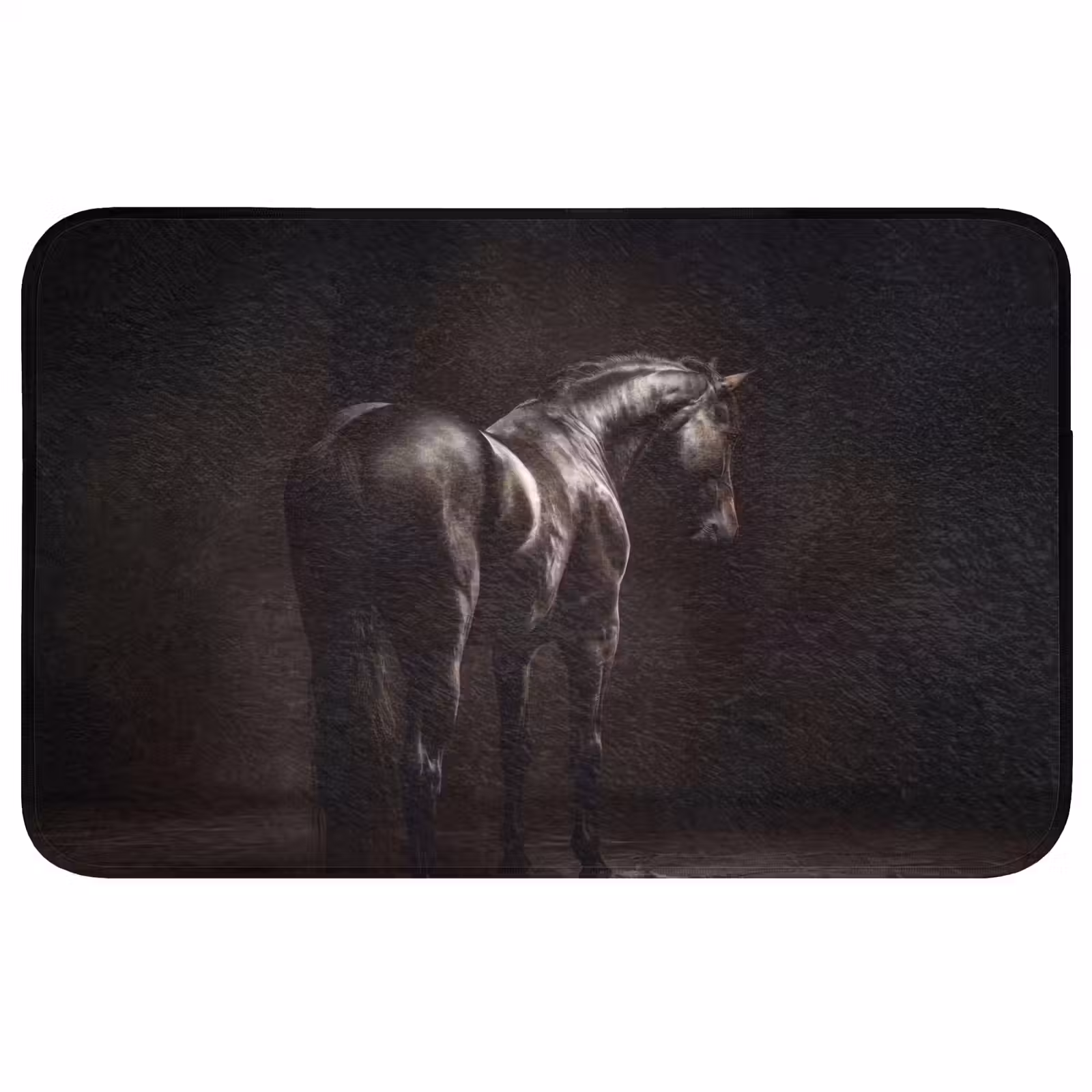 Badmat - Krachtig - Paard - Donker — 1